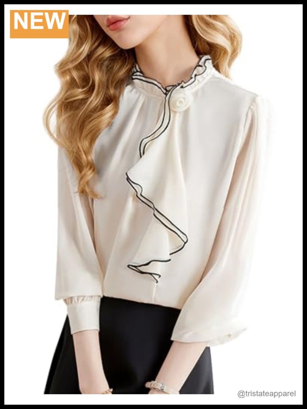 Elegant Satin Tie Neck Short Sleeve Blouse Top Women's Relaxed Fit